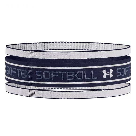 Under Armour Accessories - Under Armour Softball Headbands 3 Pack in Blue and Gray
